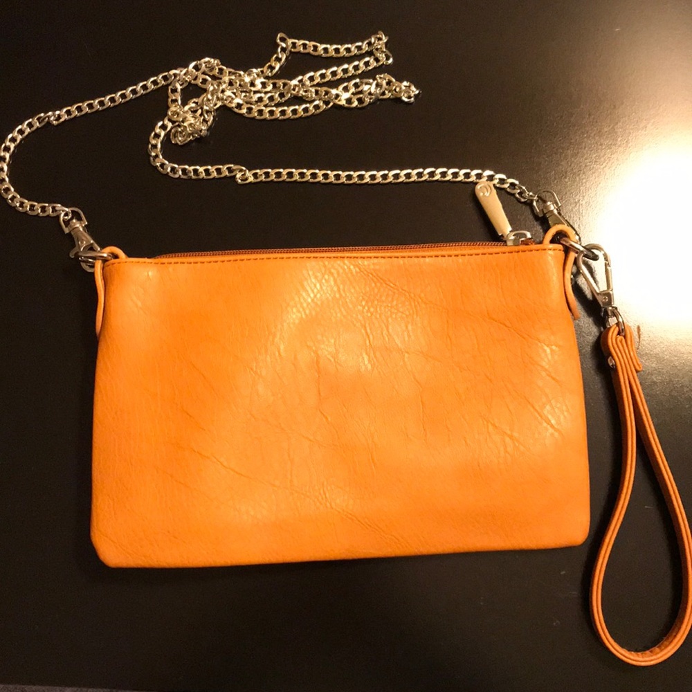Light brown clutch/crossbody